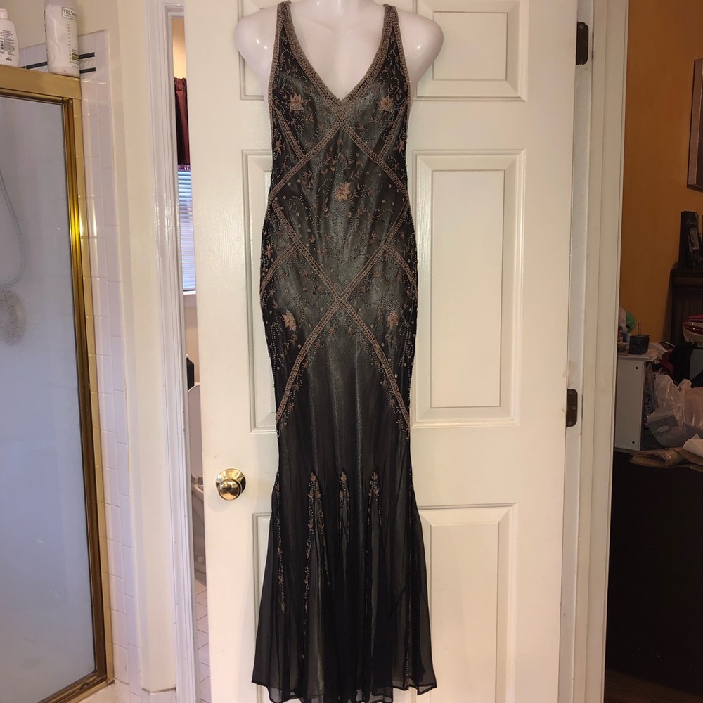 Cache Beaded formal dress